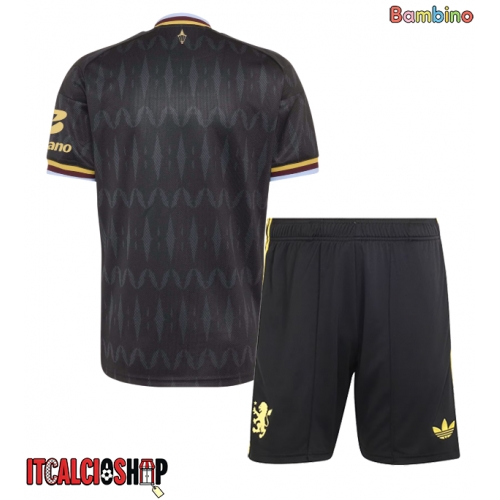 Aston Villa Seconda Maglia Bambino 2026-27 Manica Corta (+ Pantaloni corti)